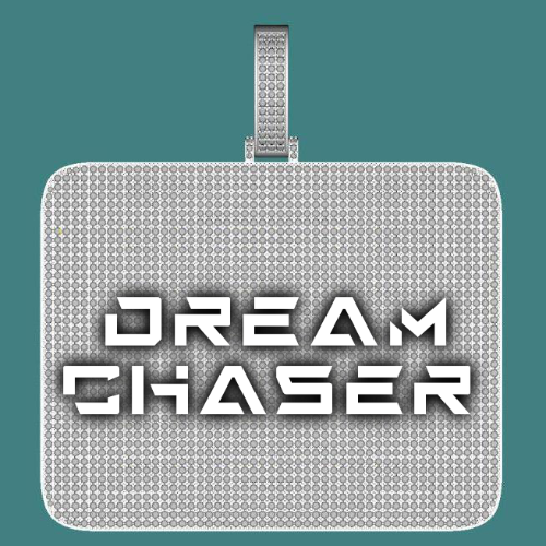 CUSTOM LETTER NECKLACE 3D BIG SQUARE