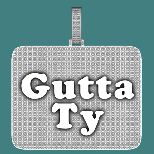 CUSTOM LETTER NECKLACE 3D BIG SQUARE