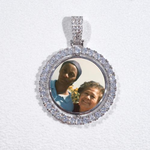 3D Spinning 2-Faced Custom Picture Pendant