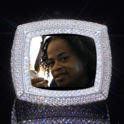 3D CUSTOM PICTURE ICED RING