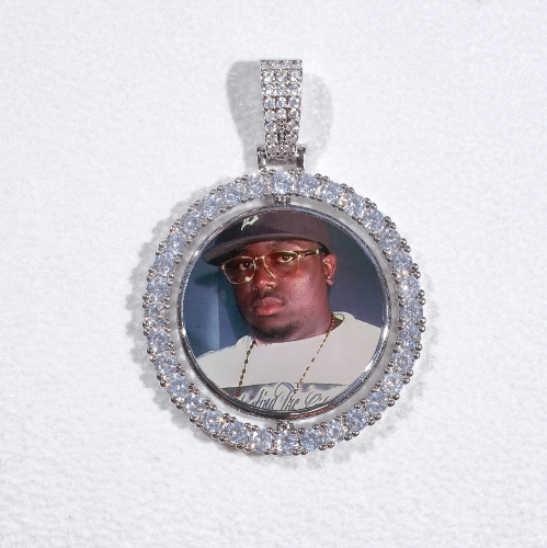 3D Spinning 2-Faced Custom Picture Pendant
