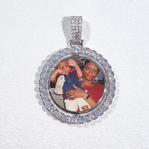 3D Spinning 2-Faced Custom Picture Pendant
