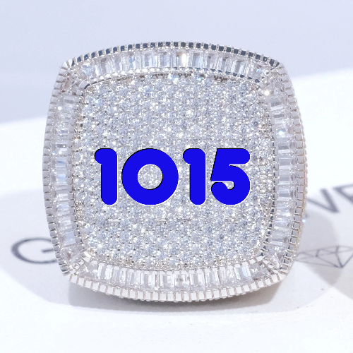 CUSTOM LETTER 3D ICED RING