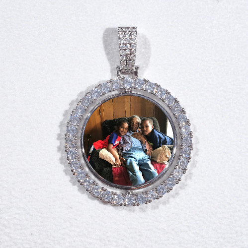 3D Spinning 2-Faced Custom Picture Pendant