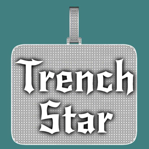 CUSTOM LETTER NECKLACE 3D BIG SQUARE