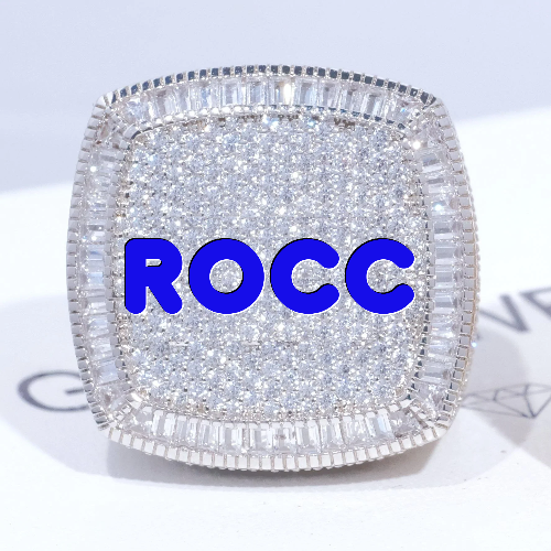 CUSTOM LETTER 3D ICED RING