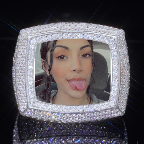 3D CUSTOM PICTURE ICED RING