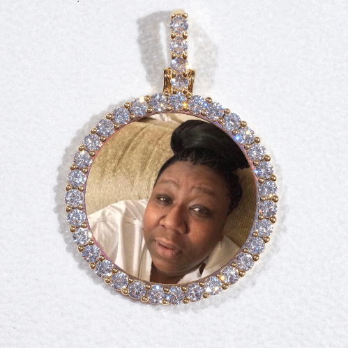 3D CIRCLE CUSTOM PICTURE PENDANT SMALL SIZE