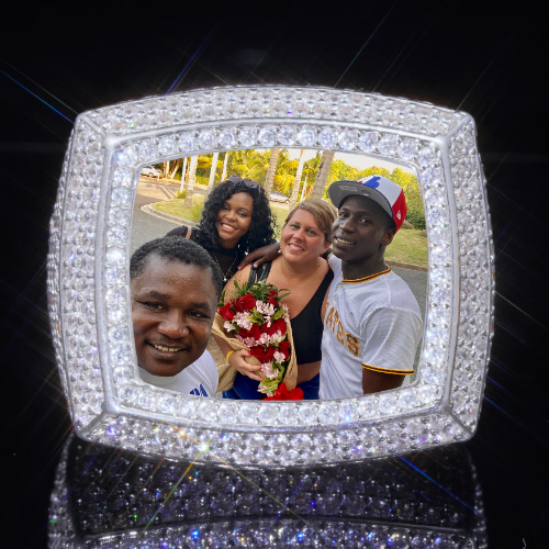 3D CUSTOM PICTURE ICED RING