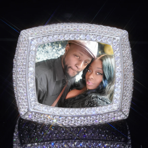 3D CUSTOM PICTURE ICED RING