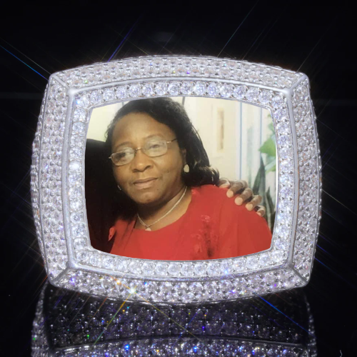 3D CUSTOM PICTURE ICED RING