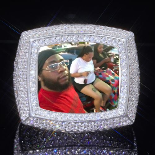 3D CUSTOM PICTURE ICED RING