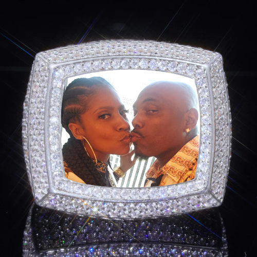 3D CUSTOM PICTURE ICED RING