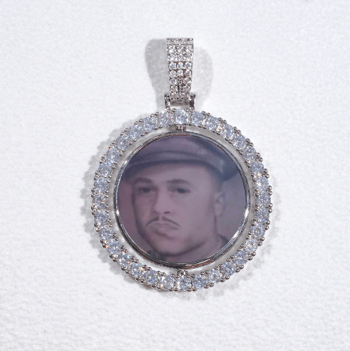 3D Spinning 2-Faced Custom Picture Pendant