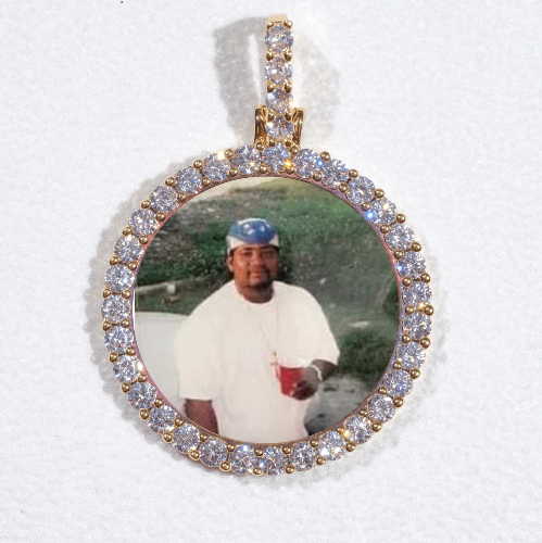3D CIRCLE CUSTOM PICTURE PENDANT SMALL SIZE