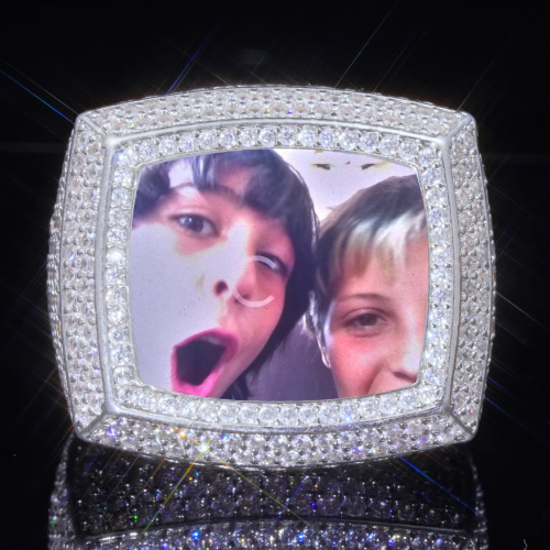 3D CUSTOM PICTURE ICED RING