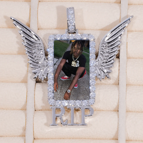 RIP WING 3D CUSTOM PICTURE PENDANT