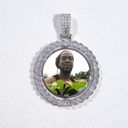 3D Spinning 2-Faced Custom Picture Pendant