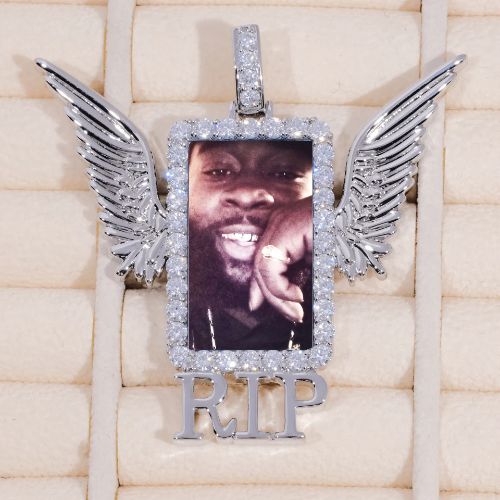 RIP WING 3D CUSTOM PICTURE PENDANT