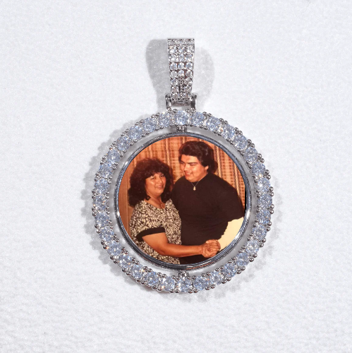 3D Spinning 2-Faced Custom Picture Pendant