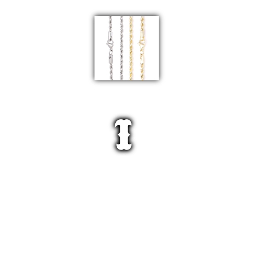 Custom Letters Freibeuter Font Necklace