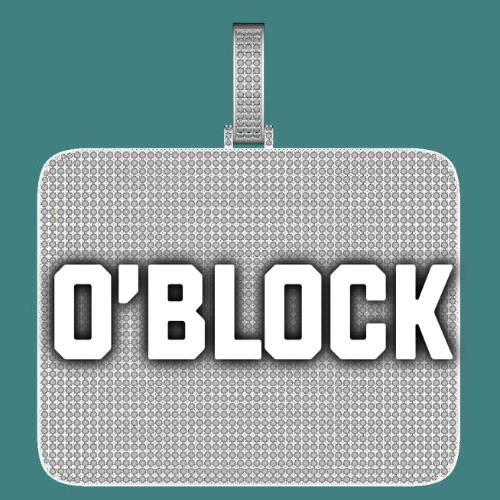 CUSTOM LETTER NECKLACE 3D BIG SQUARE