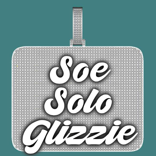 CUSTOM LETTER NECKLACE 3D BIG SQUARE