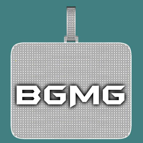 CUSTOM LETTER NECKLACE 3D BIG SQUARE