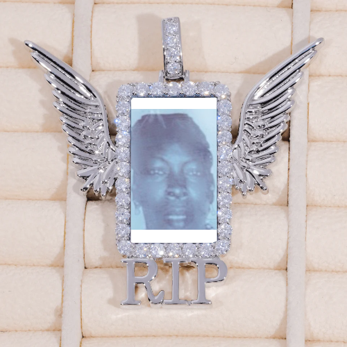 RIP WING 3D CUSTOM PICTURE PENDANT