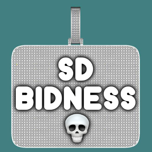 CUSTOM LETTER NECKLACE 3D BIG SQUARE