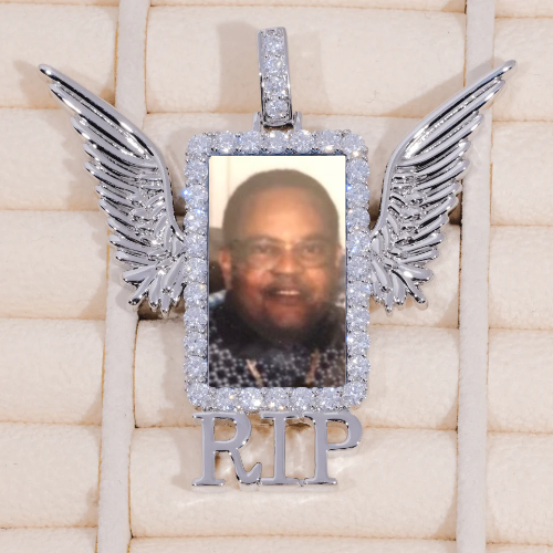RIP WING 3D CUSTOM PICTURE PENDANT