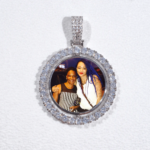3D Spinning 2-Faced Custom Picture Pendant