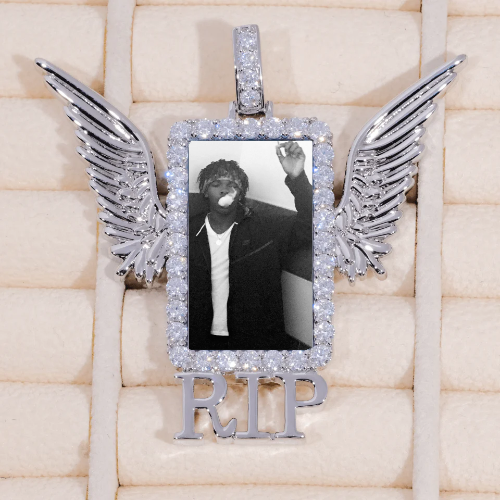 RIP WING 3D CUSTOM PICTURE PENDANT