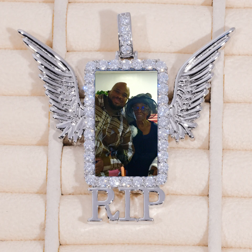 RIP WING 3D CUSTOM PICTURE PENDANT