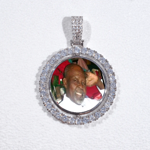 3D Spinning 2-Faced Custom Picture Pendant