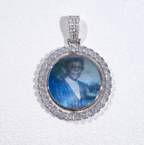 3D Spinning 2-Faced Custom Picture Pendant