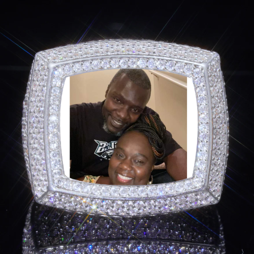 3D CUSTOM PICTURE ICED RING