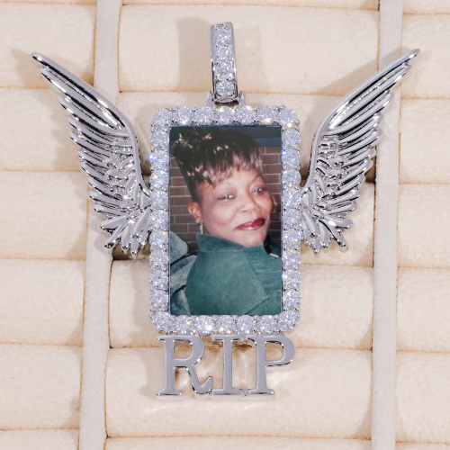 RIP WING 3D CUSTOM PICTURE PENDANT