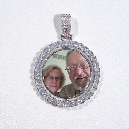 3D Spinning 2-Faced Custom Picture Pendant
