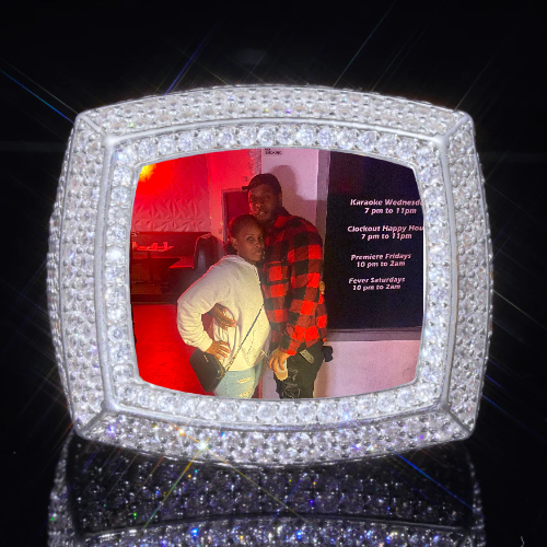 3D CUSTOM PICTURE ICED RING
