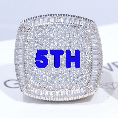 CUSTOM LETTER 3D ICED RING
