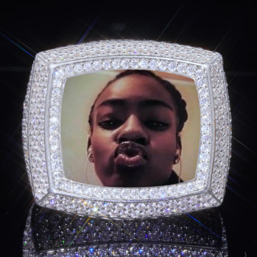3D CUSTOM PICTURE ICED RING