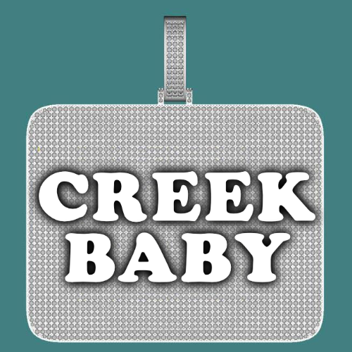 CUSTOM LETTER NECKLACE 3D BIG SQUARE