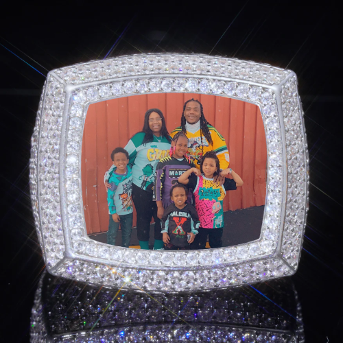 3D CUSTOM PICTURE ICED RING