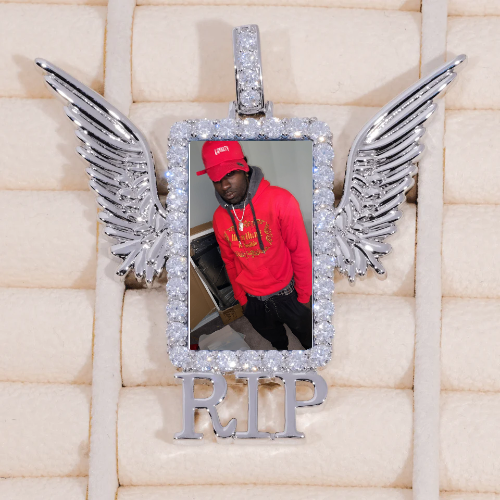 RIP WING 3D CUSTOM PICTURE PENDANT