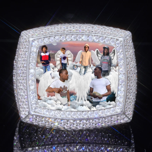 3D CUSTOM PICTURE ICED RING