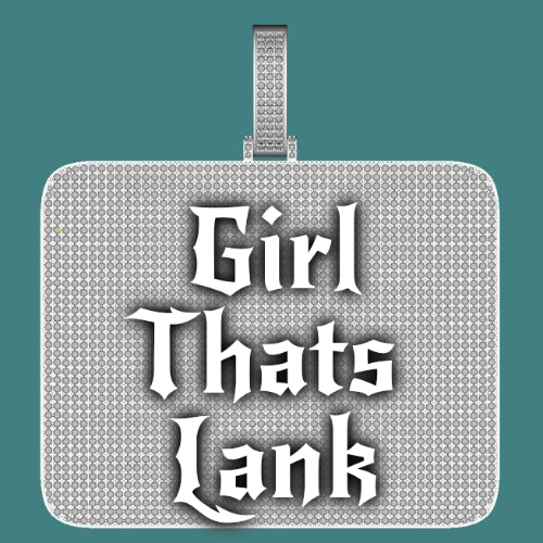 CUSTOM LETTER NECKLACE 3D BIG SQUARE