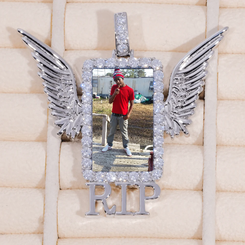 RIP WING 3D CUSTOM PICTURE PENDANT