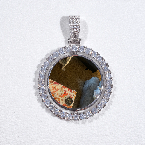 3D Spinning 2-Faced Custom Picture Pendant