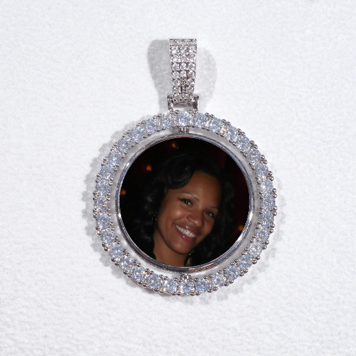 3D Spinning 2-Faced Custom Picture Pendant